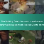 The Walking Dead: Survivors -tapahtuman virstanpylväiden palkinnot eksklusiivisista esineistä