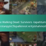 The Walking Dead: Survivors -tapahtuman virstanpylväspalkinnot erityishahmoille