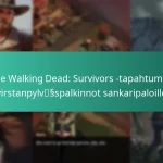 The Walking Dead: Survivors -tapahtuman virstanpylväspalkinnot sankaripaloille